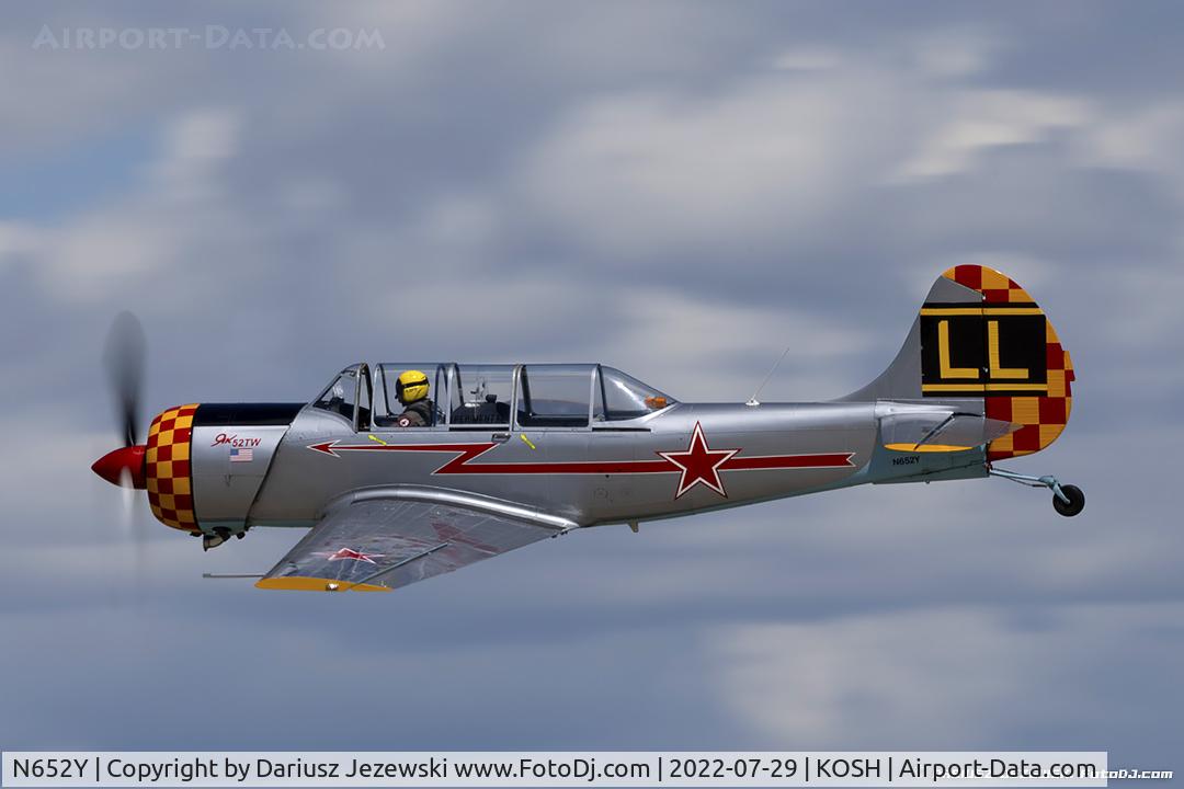 N652Y, 2004 Yakovlev (Aerostar) Yak-52TW C/N 0412510, Yakovev Yak-52TW  C/N 412510, N652Y