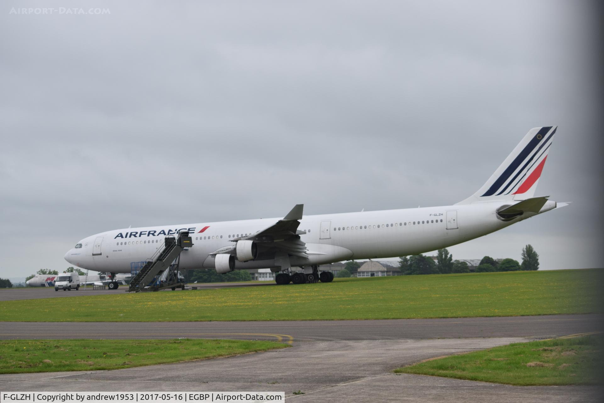 F-GLZH, 1995 Airbus A340-312 C/N 078, F-GLZH at Cotswold Airport.