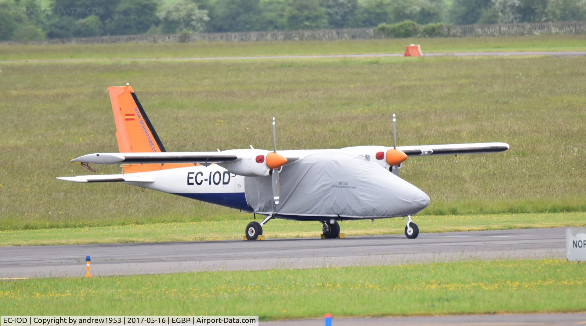 EC-IOD, 1980 Partenavia P-68C C/N 229, EC-IOD at Cotswold Airport.
