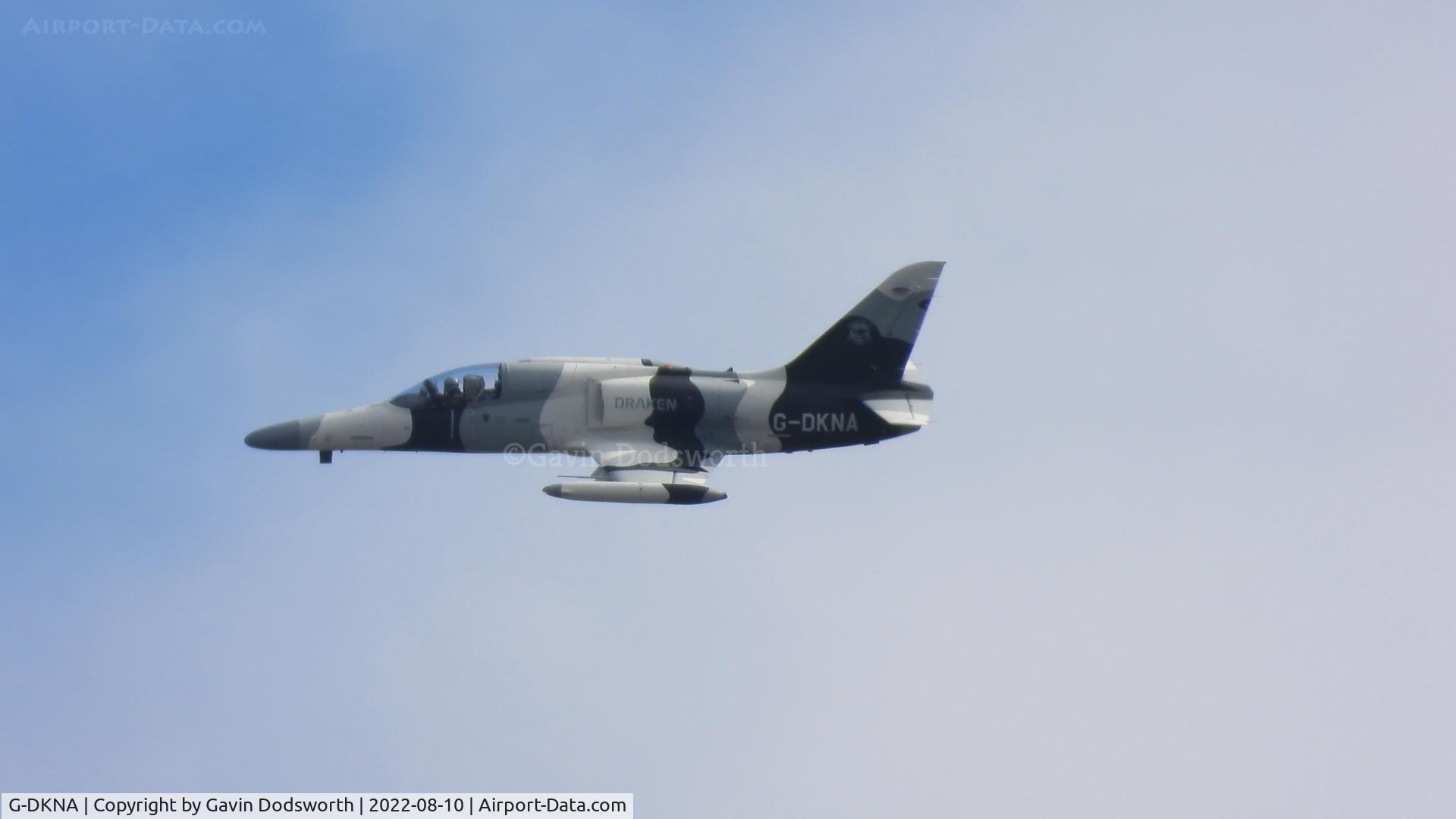 G-DKNA, 2001 Aero L-159E C/N 156034, Over Darlington on Saturday 8th October 2022