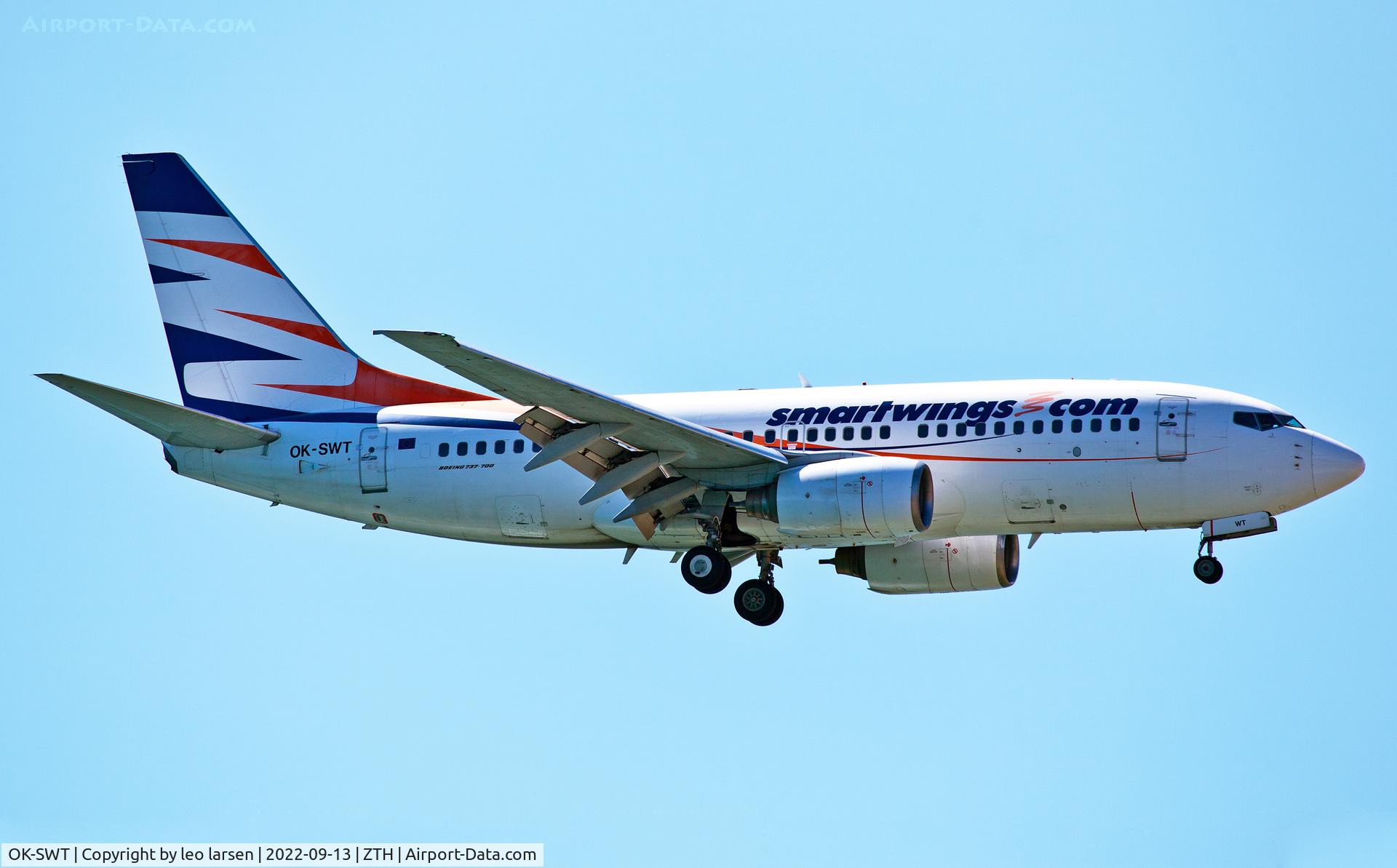 OK-SWT, 2003 Boeing 737-7Q8 C/N 29346, Zakynthos 13.9.2022