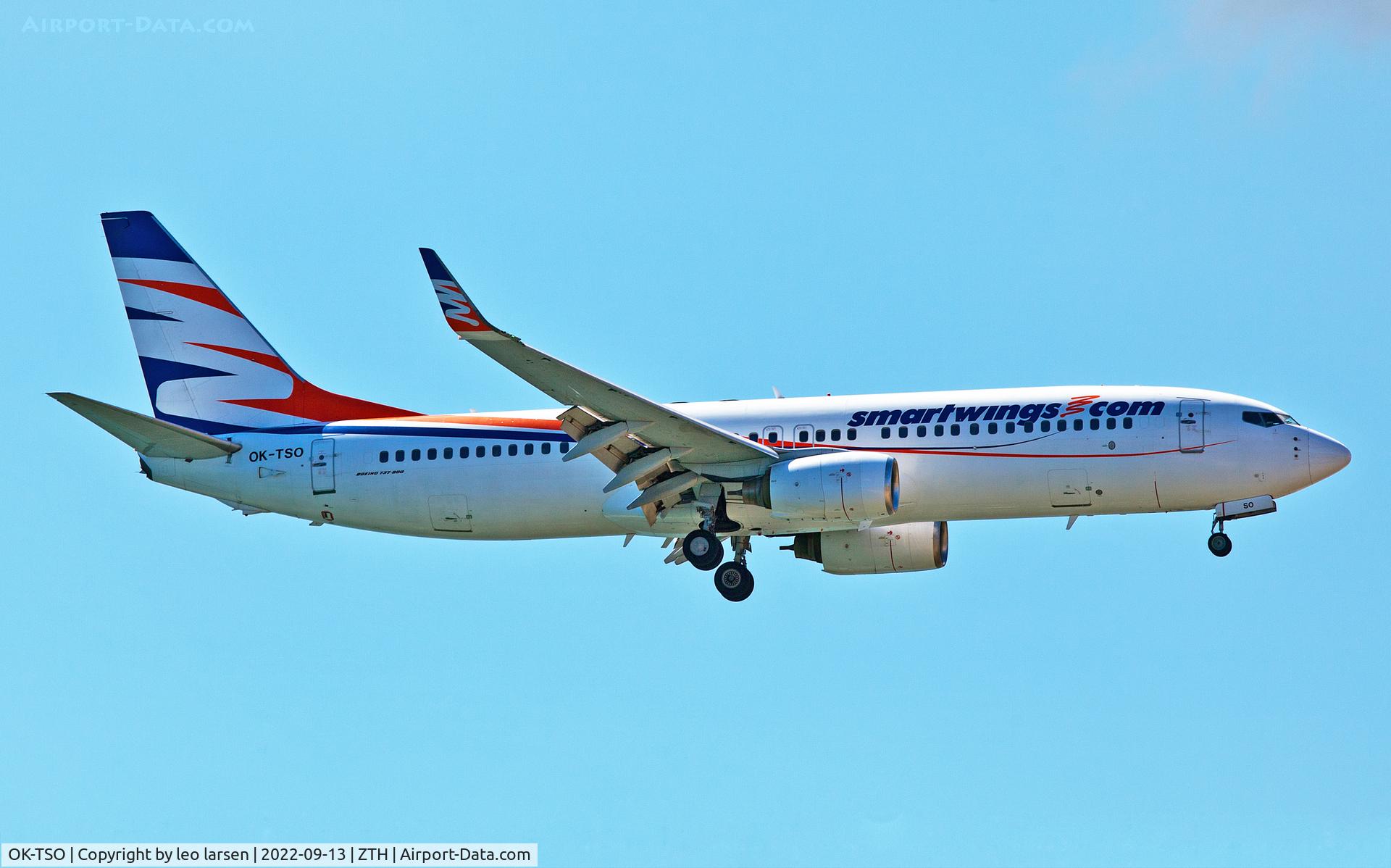 OK-TSO, 2007 Boeing 737-8GQ C/N 35793, Zakynthos 13.9.2022