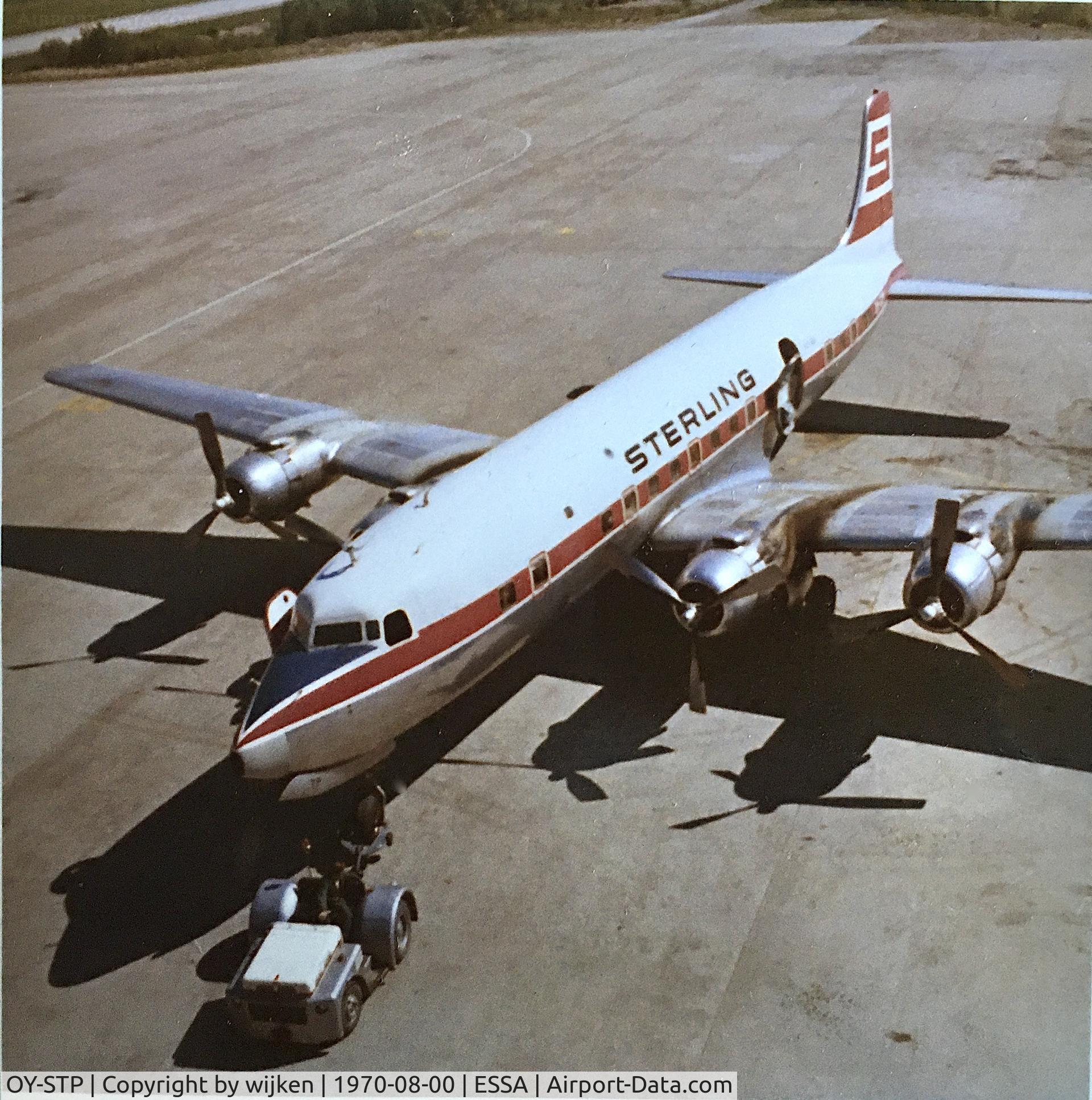 OY-STP, 1955 Douglas DC-6B C/N 44693, Ramp K