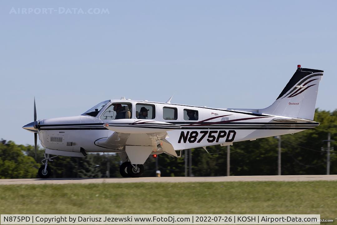 N875PD, Raytheon Aircraft Company A36 Bonanza C/N E-3534, Beech A36 Bonanza  C/N E-3534, N875PD