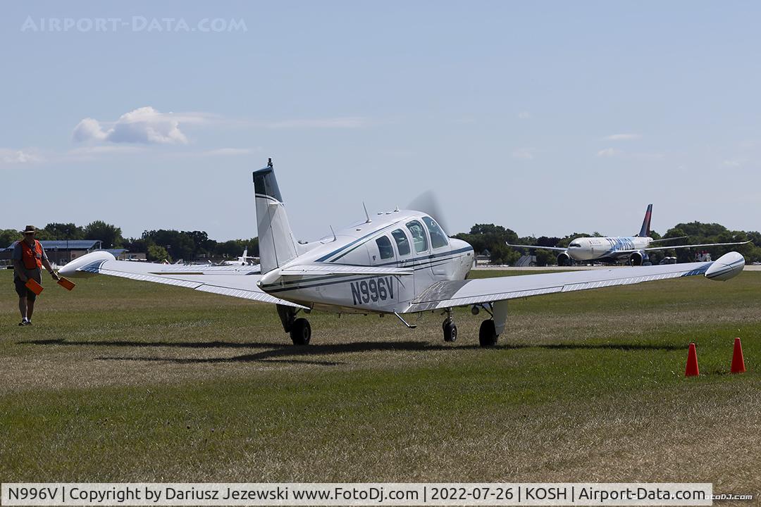N996V, 1980 Beech A36 Bonanza 36 C/N E-1654, Beech A36 Bonanza 36  C/N E-1654, N996V