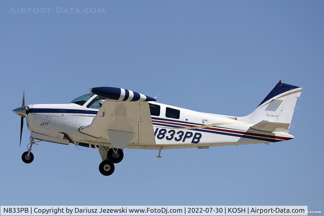 N833PB, 1986 Beech A36 Bonanza 36 C/N E2338, Beech A36 Bonanza 36  C/N E-2338, N833PB