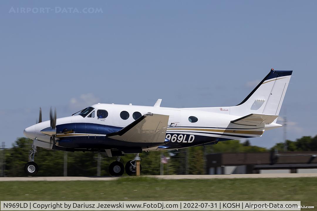 N969LD, Raytheon C90A King Air C/N LJ1737, Beech C90A King Air  C/N LJ1737, N969LD