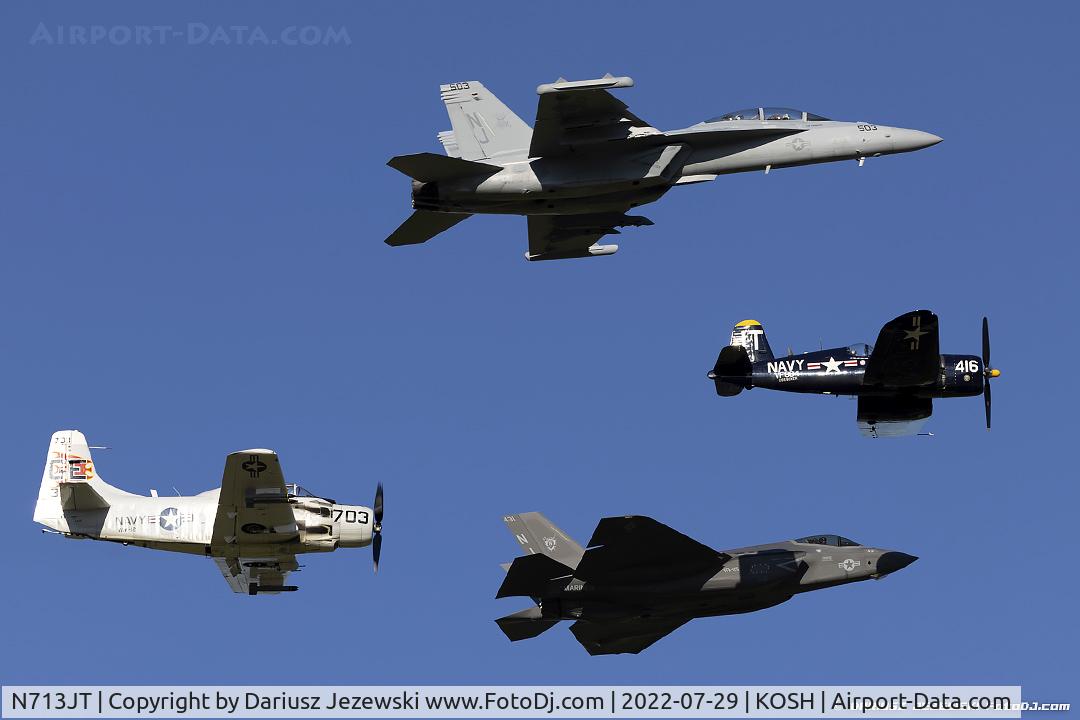 N713JT, 1945 Vought F4U-4B Corsair C/N 97143, Chance Vought F4U-4 Corsair  C/N 97143, N713JT