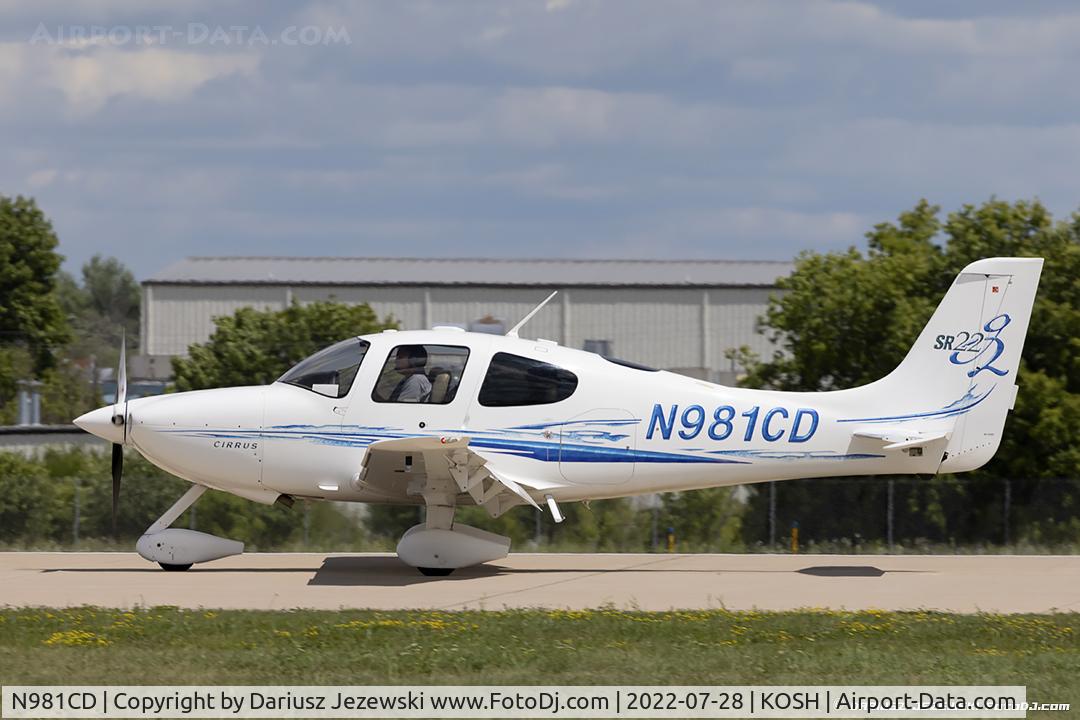 N981CD, 2006 Cirrus SR22 C/N 1896, Cirrus SR22  C/N 1896, N981CD
