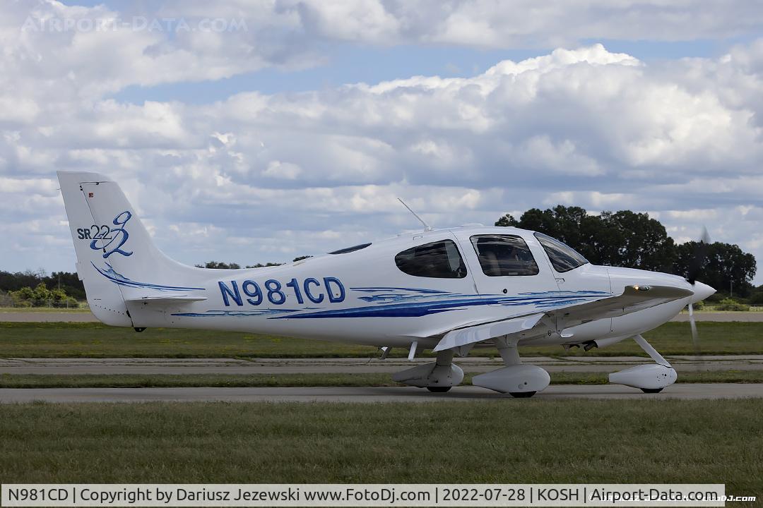 N981CD, 2006 Cirrus SR22 C/N 1896, Cirrus SR22  C/N 1896, N981CD