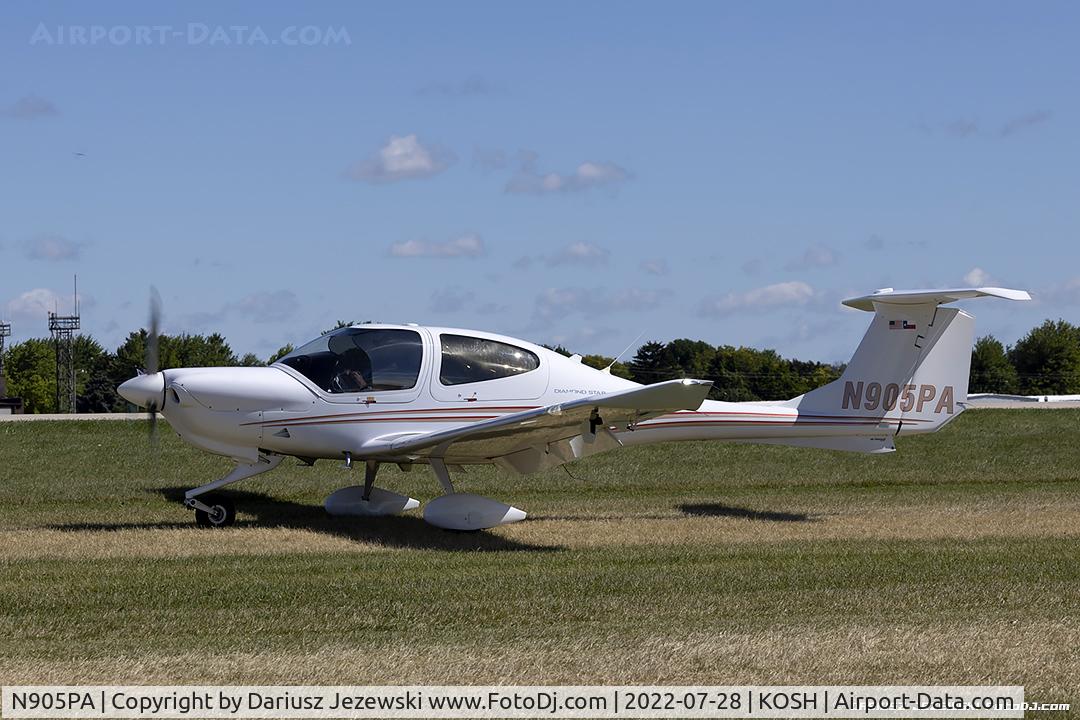 N905PA, 2008 Diamond DA-40 Diamond Star C/N 40.905, Diamond DA-40 Diamond Star  C/N 40.905, N905PA