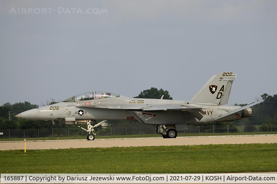 165887, Boeing F/A-18F Super Hornet C/N F047, F/A-18F Super Hornet 165887 AD-206 from VFA-106 