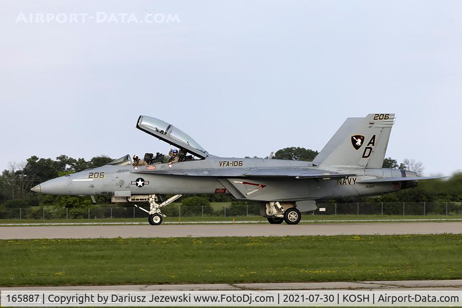 165887, Boeing F/A-18F Super Hornet C/N F047, F/A-18F Super Hornet 165887 AD-206 from VFA-106 