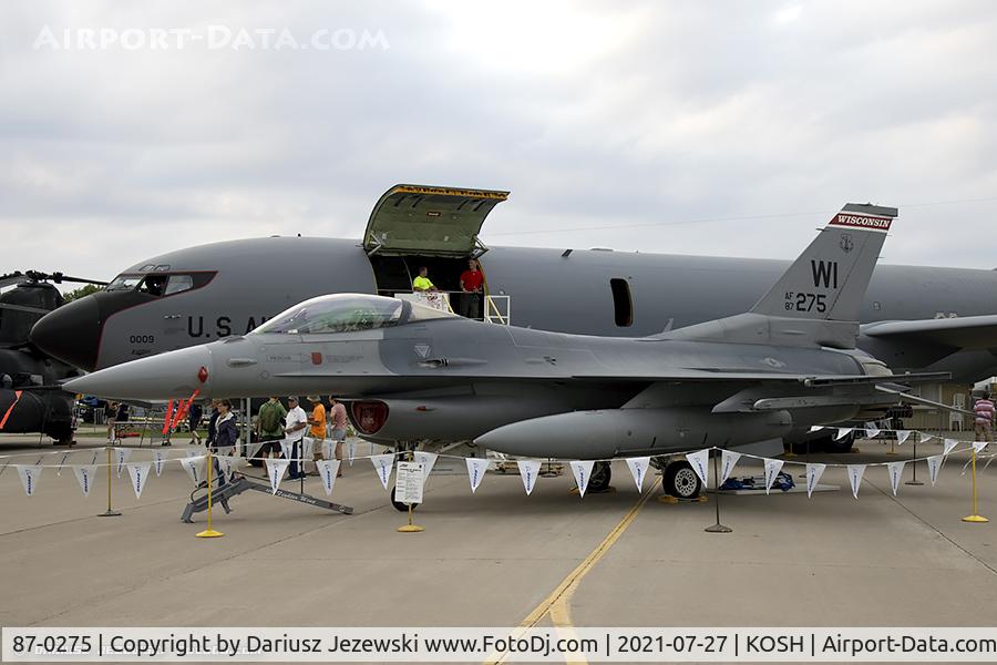 87-0275, 1987 General Dynamics F-16C Fighting Falcon C/N 5C-536, F-16C Fighting Falcon 87-0275 WI from 176th FS 