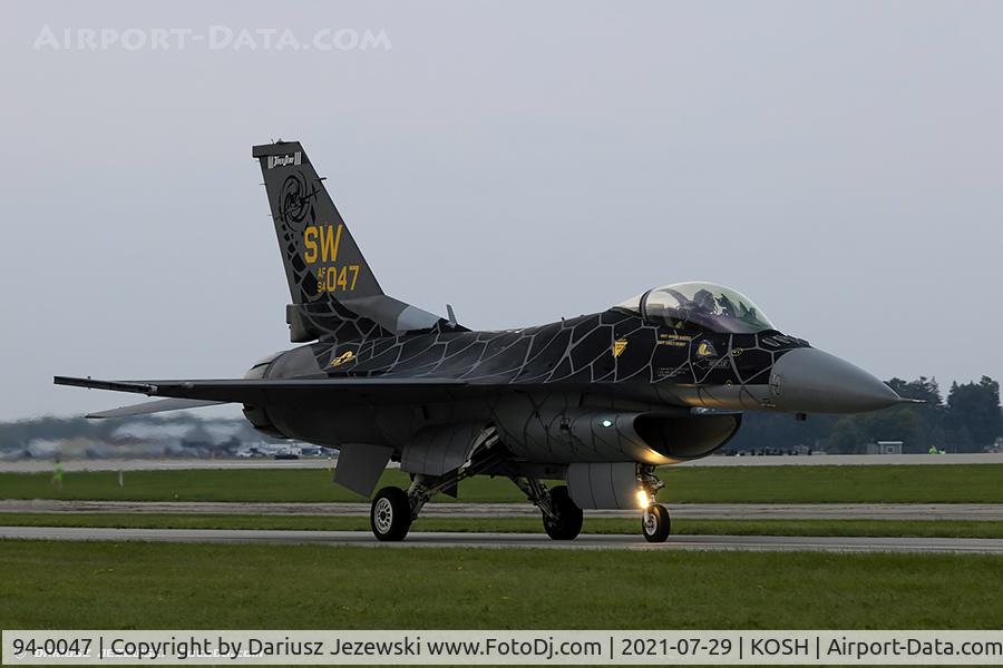 94-0047, 1994 Lockheed F-16C Fighting Falcon C/N CC-199, F-16CM Fighting Falcon 94-0047 SW from 77th FS 