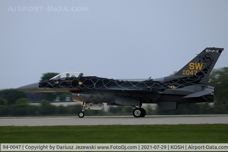 94-0047, 1994 Lockheed F-16C Fighting Falcon C/N CC-199, F-16CM Fighting Falcon 94-0047 SW from 77th FS 