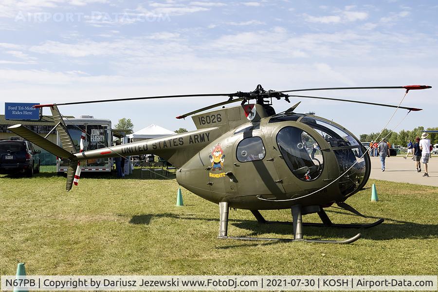 N67PB, 1968 Hughes OH-6A Cayuse C/N 480411, Hughes OH-6A Cayuse  C/N 480411, N67PB