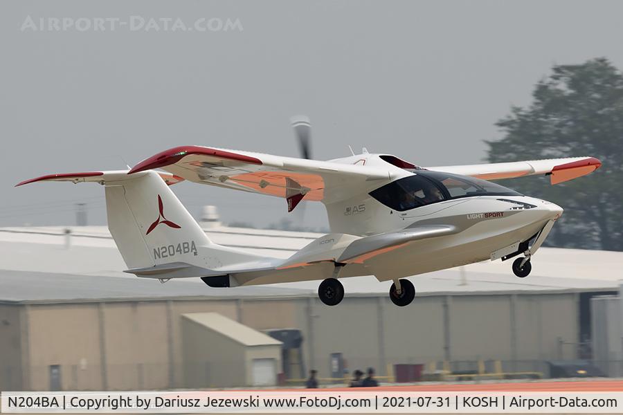 N204BA, 2019 ICON Aircraft A5 C/N 00082, Icon A5  C/N 82, N204BA