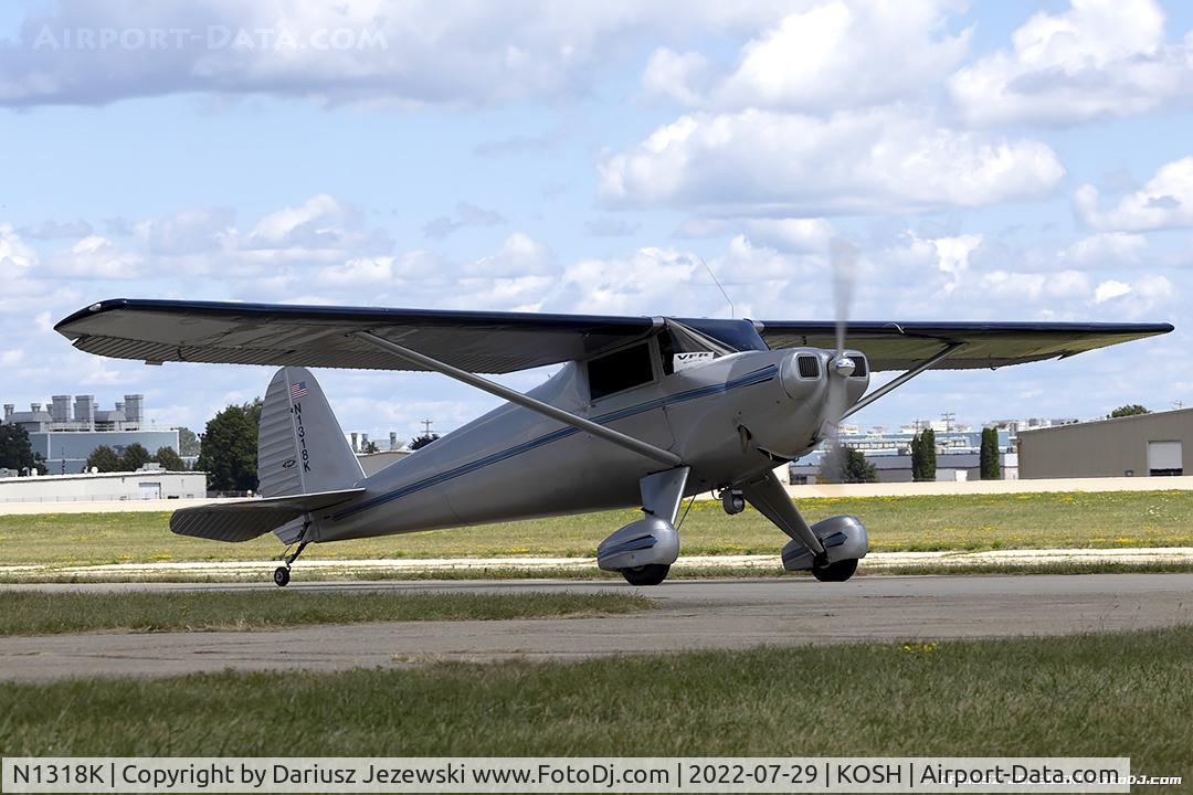 N1318K, 1947 Luscombe 8A C/N 4045, Luscombe 8A Luscome Master  C/N 4045, N1318K