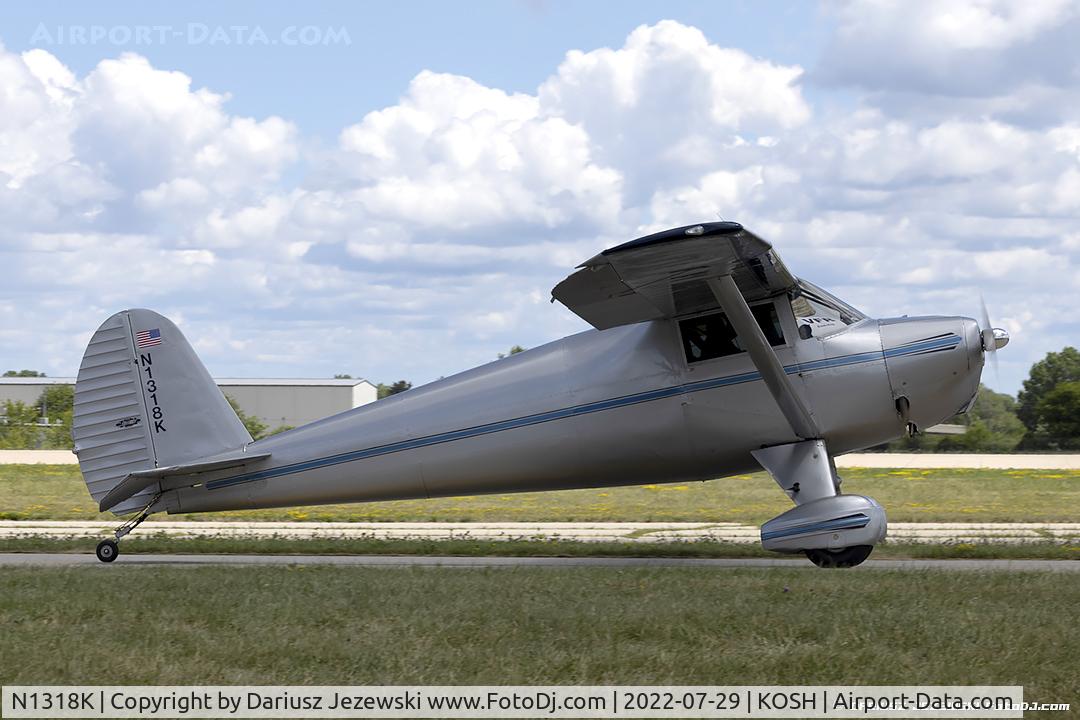 N1318K, 1947 Luscombe 8A C/N 4045, Luscombe 8A Luscome Master  C/N 4045, N1318K