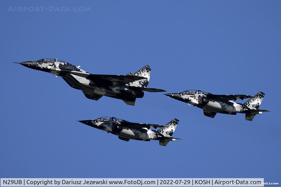 N29UB, 1989 Mikoyan-Gurevich MiG-29UB C/N 50903014896, Mikoyan-Gurevich MiG-29UB C/N 50903014896, N29UB