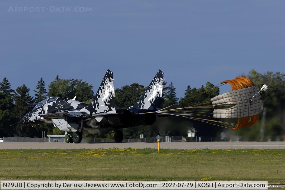 N29UB, 1989 Mikoyan-Gurevich MiG-29UB C/N 50903014896, Mikoyan-Gurevich MiG-29UB C/N 50903014896, N29UB - Jared 