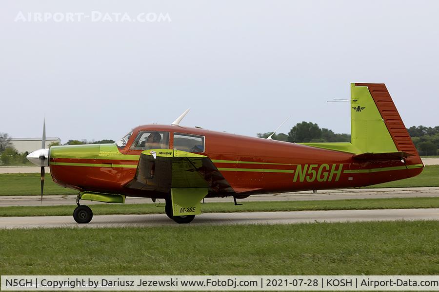 N5GH, 1970 Mooney M20E C/N 700046, Mooney M20E Chapparal  C/N 700046, N5GH