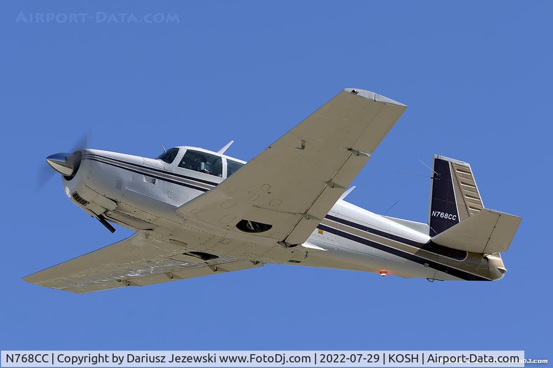 N768CC, 1976 Mooney M20F Executive C/N 22-1352, Mooney M20F Executive  C/N 221352, N768CC
