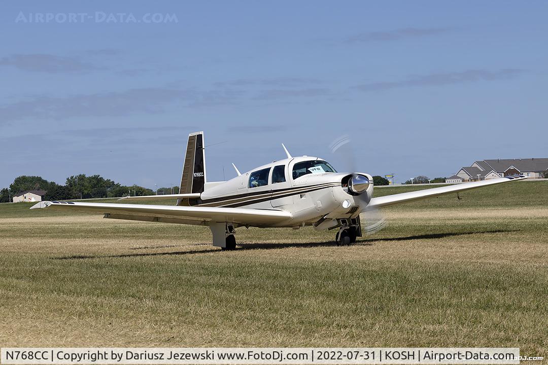 N768CC, 1976 Mooney M20F Executive C/N 22-1352, Mooney M20F Executive  C/N 221352, N768CC