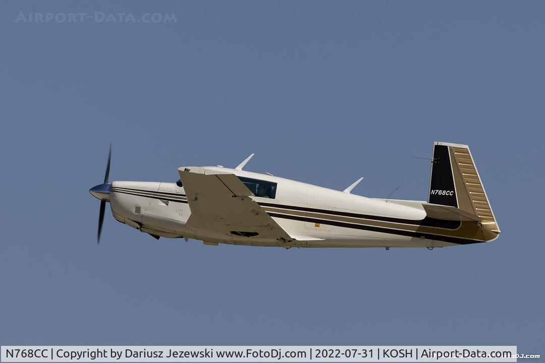 N768CC, 1976 Mooney M20F Executive C/N 22-1352, Mooney M20F Executive  C/N 221352, N768CC