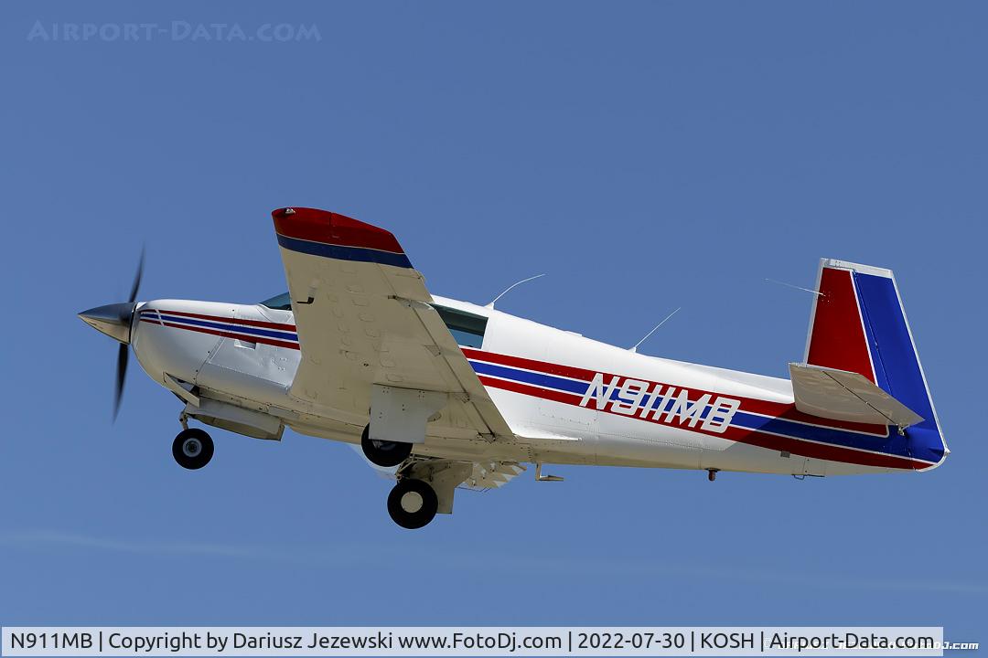 N911MB, 1966 Mooney M20F Executive C/N 670042, Mooney M20F Executive  C/N 670042, N911MB