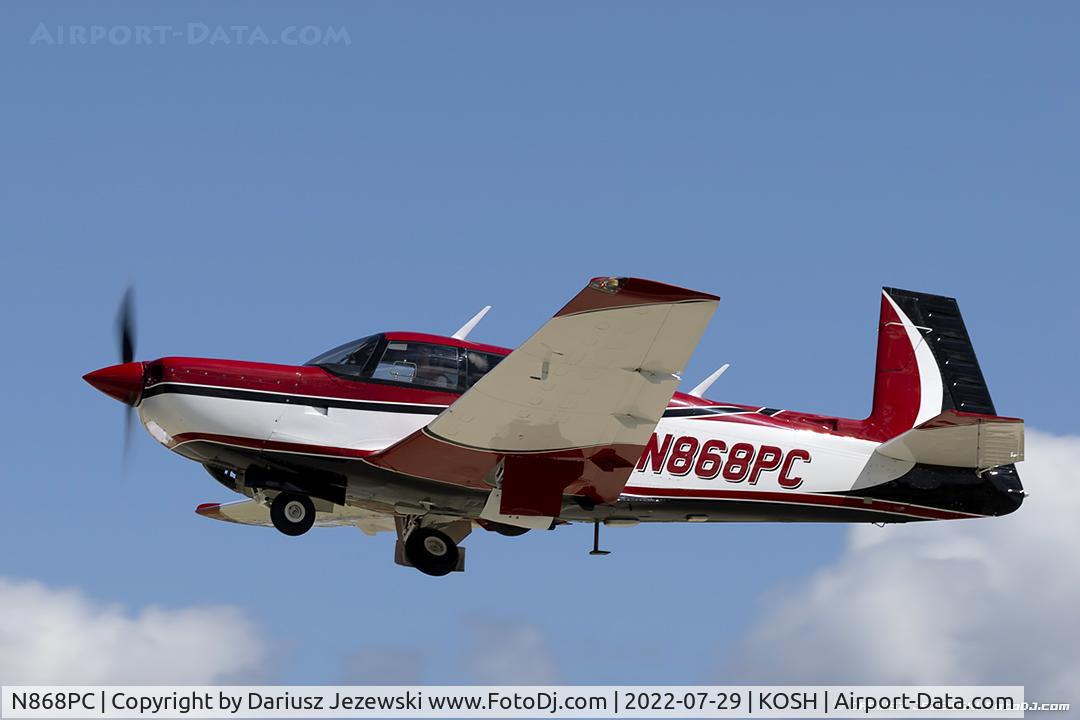 N868PC, 2003 Cirrus SR22 C/N 0614, Mooney M20K  C/N 25-0033, N868PC