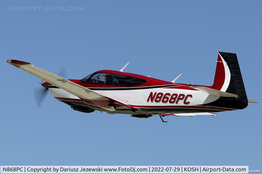 N868PC, 2003 Cirrus SR22 C/N 0614, Mooney M20K  C/N 25-0033, N868PC