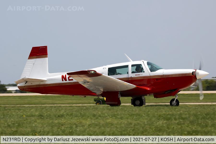 N231RD, 1980 Mooney M20K C/N 25-0427, Mooney M20K  C/N 25-0427, N231RD