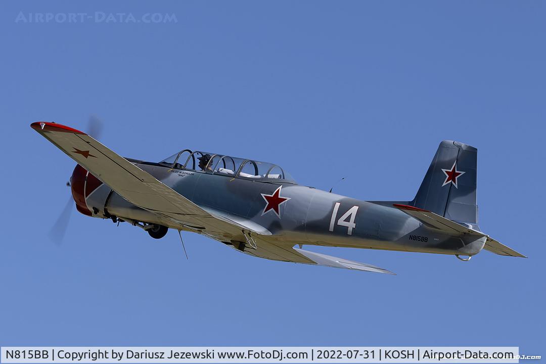N815BB, 1969 Nanchang CJ-6A C/N 2951216, Nanchang CJ-6A  C/N 2951216, N815BB