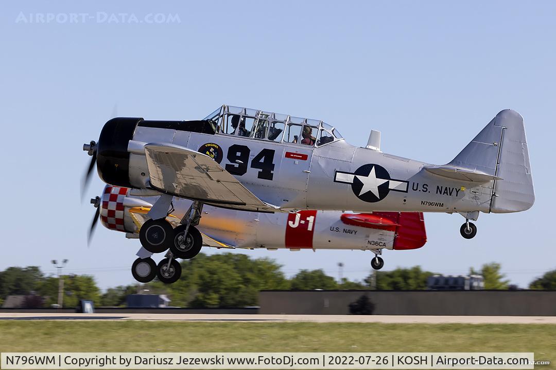 N796WM, 1943 North American AT-6D Texan C/N 88-15328, North American AT-6D Texan  C/N 88-15328, N796WM