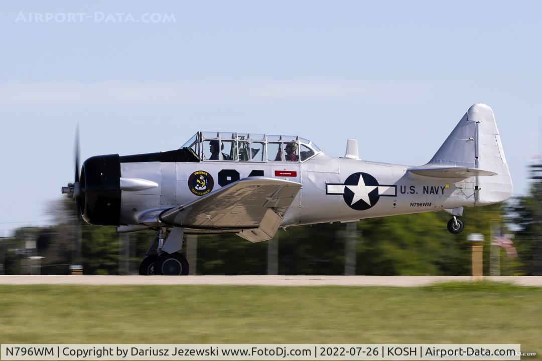 N796WM, 1943 North American AT-6D Texan C/N 88-15328, North American AT-6D Texan  C/N 88-15328, N796WM