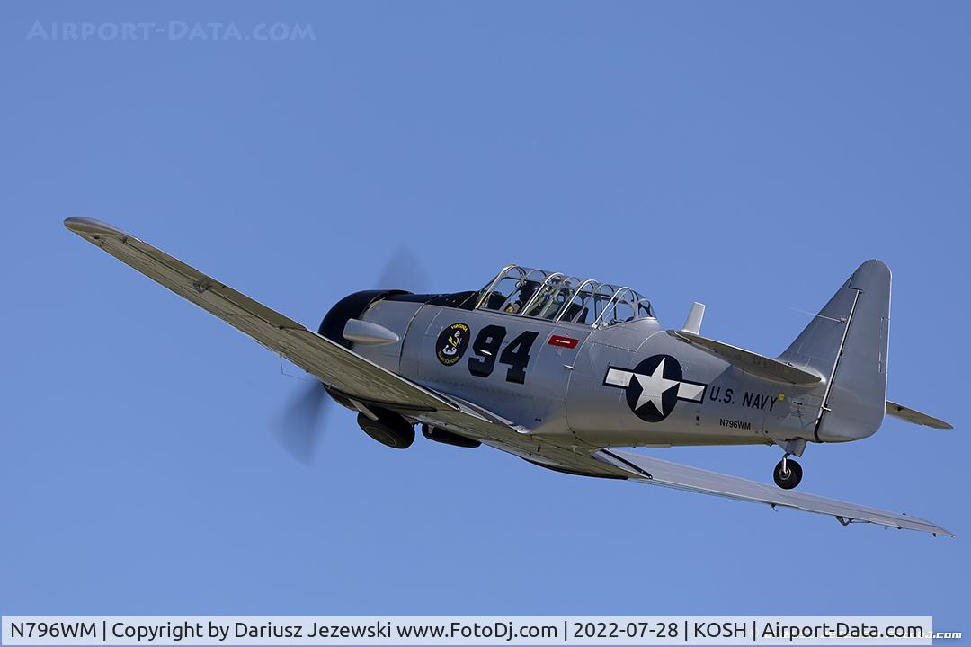 N796WM, 1943 North American AT-6D Texan C/N 88-15328, North American AT-6D Texan  C/N 88-15328, N796WM