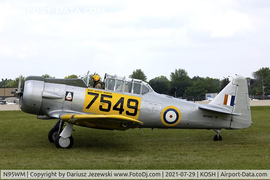 N95WM, 1943 North American AT-6D Texan C/N 8815597, North American AT-6D Texan 