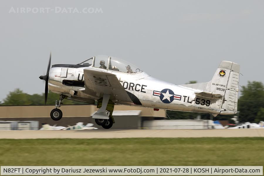 N82FT, 1949 North American T-28A Trojan C/N 159-51, North American T-28A Fenec  C/N 49-1539A, N82FT