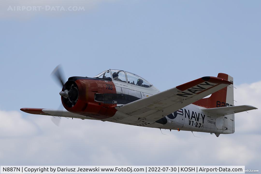 N887N, 1955 North American T-28B Trojan C/N 200-273 (138202), North American T-28B Trojan  C/N 138202, N887N