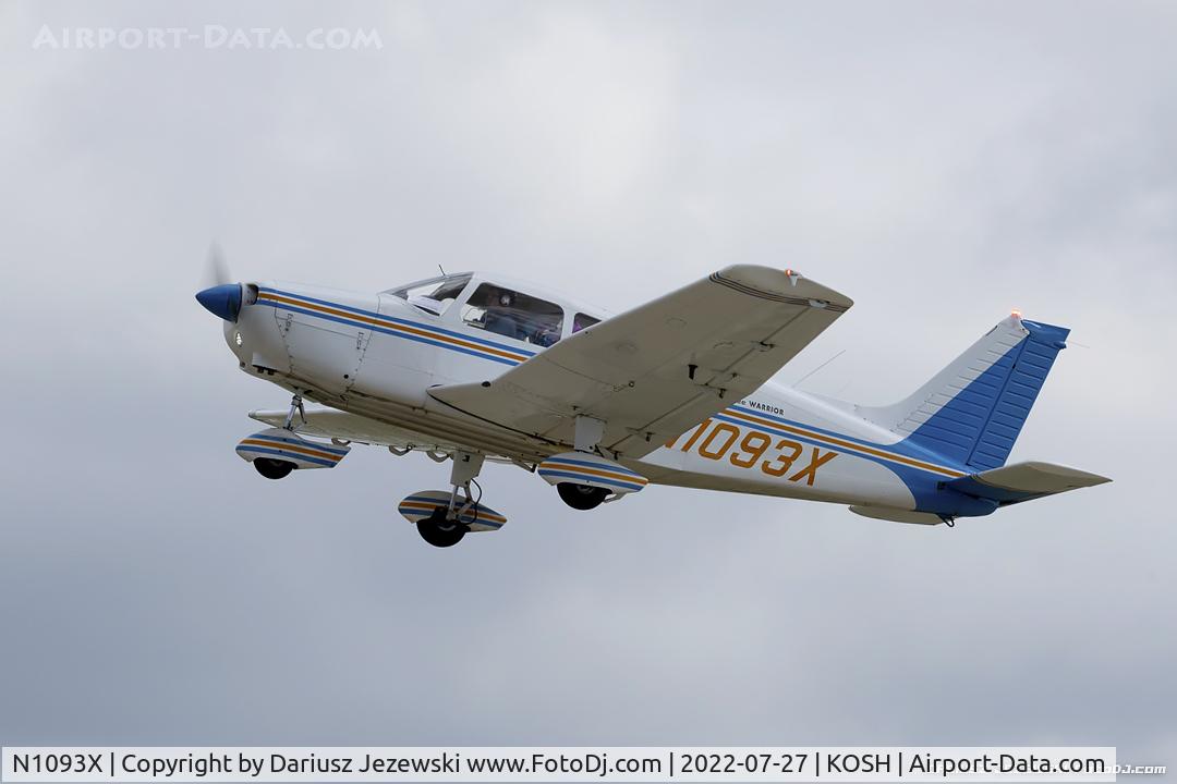 N1093X, 1975 Piper PA-28-151 C/N 28-7515386, Piper PA-28-151 Cherokee Warrior  C/N 28-7515386, N1093X