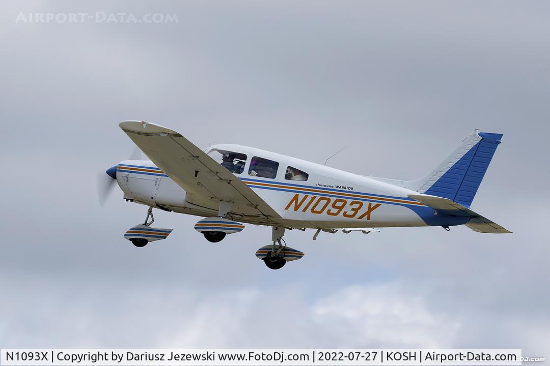 N1093X, 1975 Piper PA-28-151 C/N 28-7515386, Piper PA-28-151 Cherokee Warrior  C/N 28-7515386, N1093X