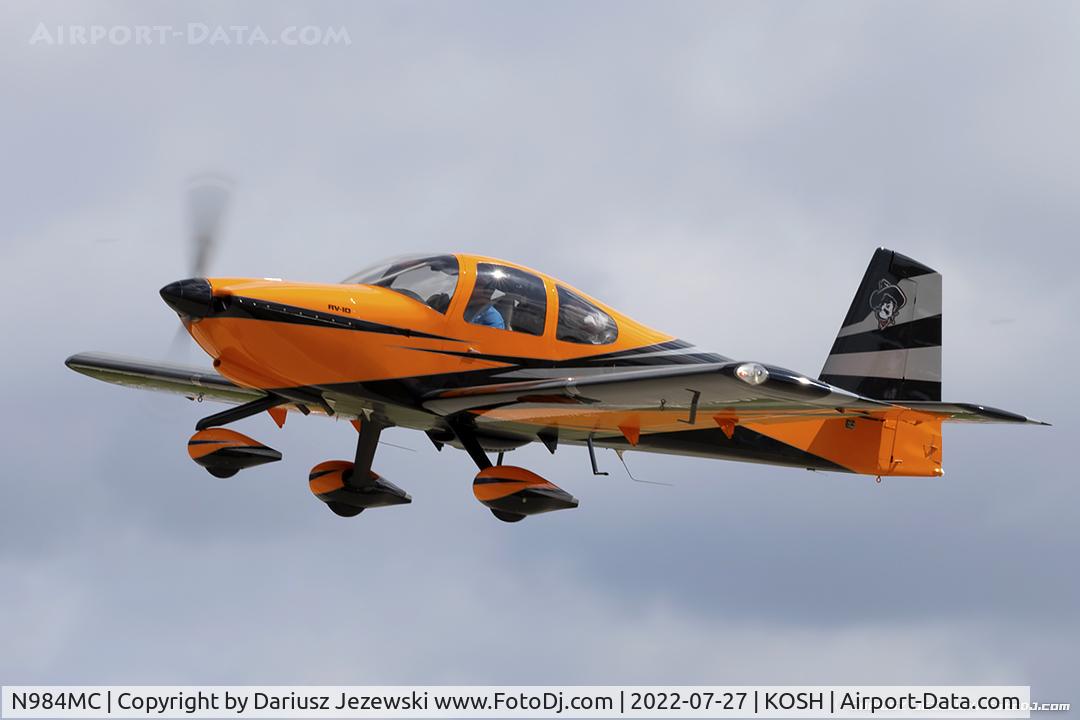 N984MC, 2019 Vans RV-10 C/N 40079, Vans RV-10  C/N 40079, N984MC