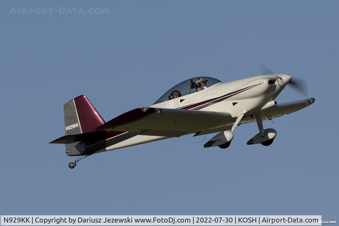 N929KK, 2002 Vans RV-4 C/N 1195, Vans RV-4  C/N 1195, N929KK