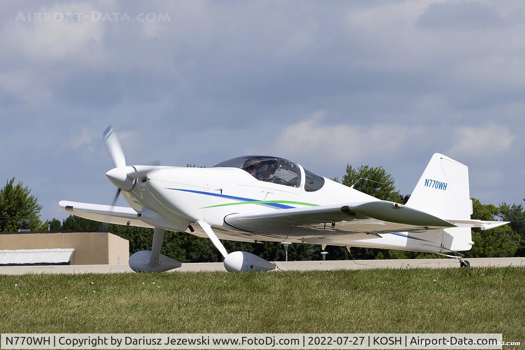 N770WH, 1992 Vans RV-6 C/N 20652, Vans RV-6  C/N 20652, N770WH