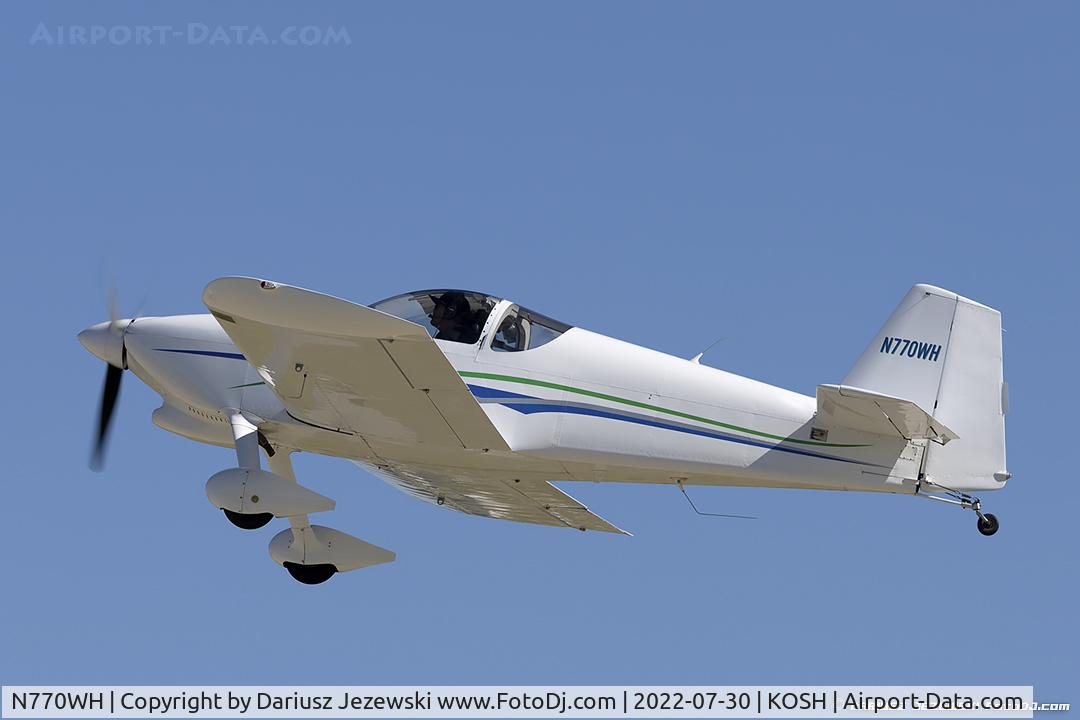 N770WH, 1992 Vans RV-6 C/N 20652, Vans RV-6  C/N 20652, N770WH