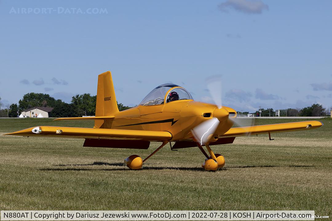 N880AT, 2012 Van's RV-8A C/N 81020, Vans RV-8A  C/N 81020, N880AT