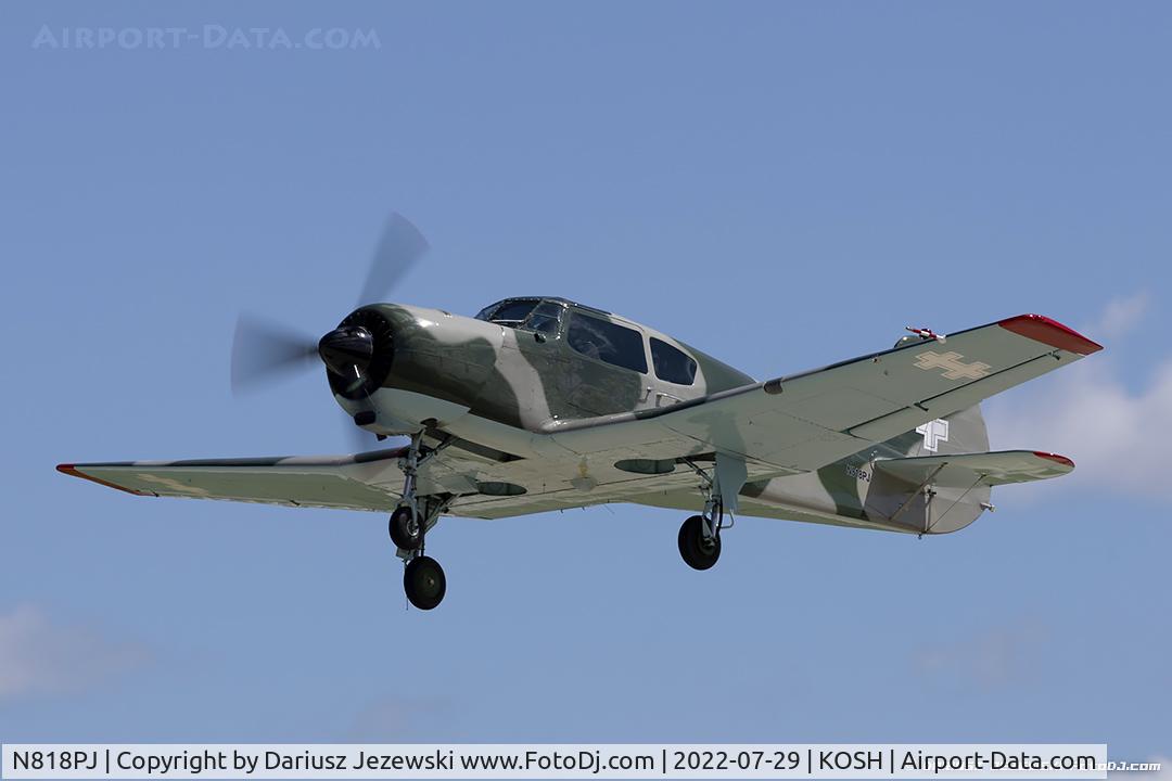 N818PJ, 1978 Yakovlev Yak-18T C/N 22202021, Yakovlev Yak-18T  C/N 22202021, N818PJ