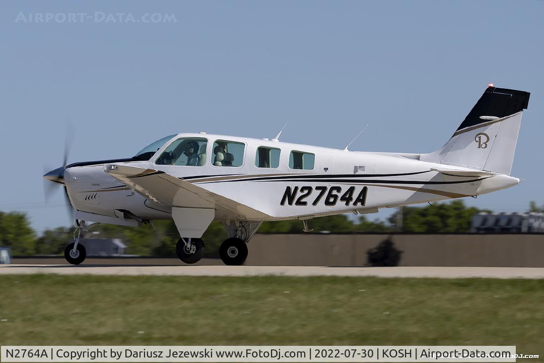 N2764A, 1986 Beech A36 Bonanza 36 C/N E-2322, Beech A36 Bonanza  C/N E-2322, N2764A